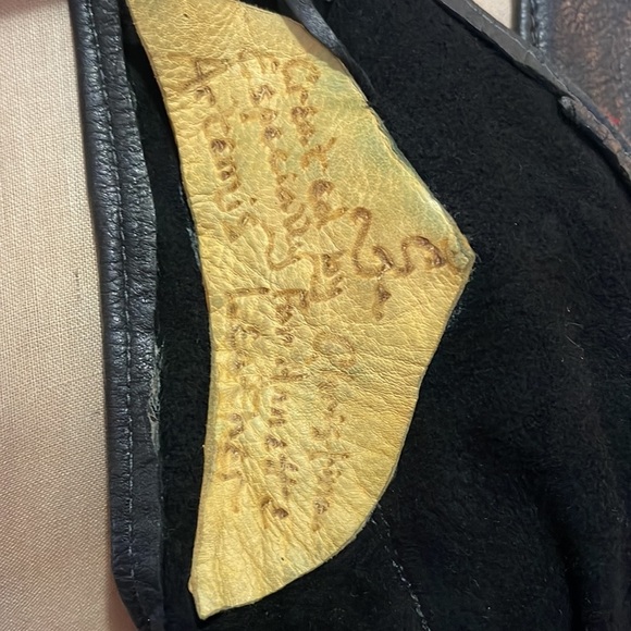 Artemis Leather Halter Top Rose Hand Made Vintage 1970s - Picture 10 of 12